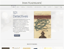 Tablet Screenshot of ivanvladislavic.com